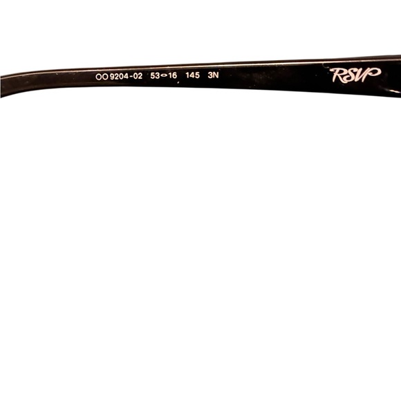 Oakley RSVP Black Sunglasses with White Case - Picture 6 of 9